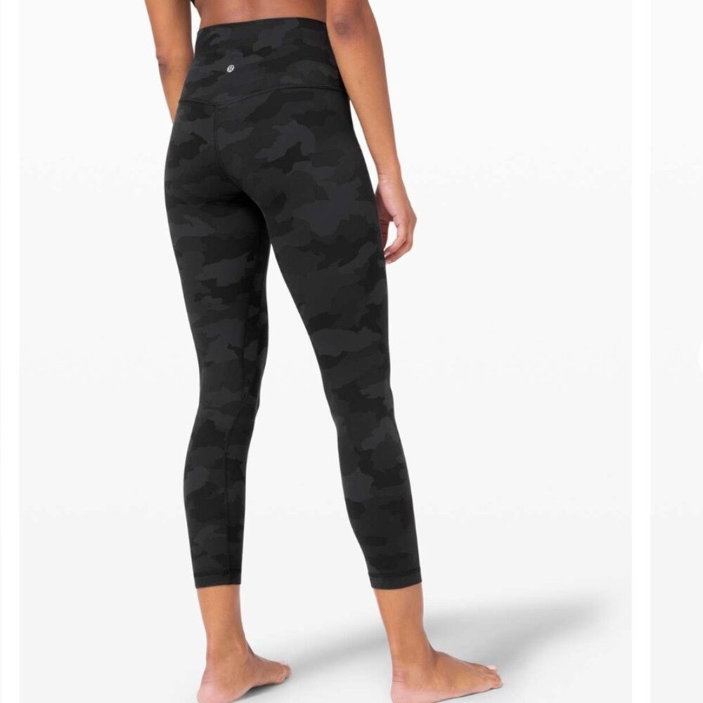 LULULEMON Align Pant II 25" in Heritage 365 Camo Deep Coal Multi Sz 12 - NWT!!
